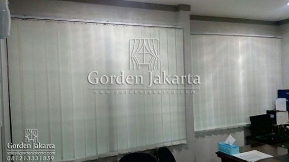 Tersedia Vertical Blinds Shinichi Dengan Pemesanan Custom