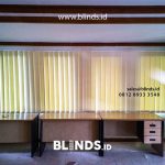 Harga Vertical Blinds Semi Blackout Gedung Bulog Pusat Gatot Subroto