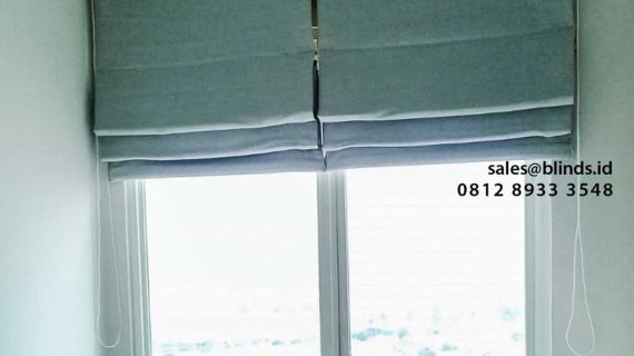 harga roman shades per meter di jakarta