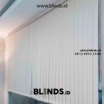 Model Vertical Blinds Bahan Dimout Pasang Di Kebayoran Village Bintaro Tangerang