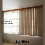 Vertical Blinds Blackout Sp 6045-6 Cream Iskandar Muda Neglasari Tangerang
